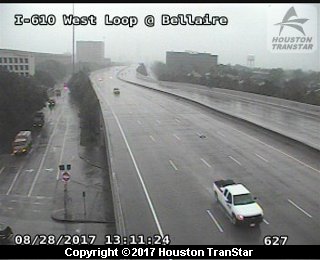 IH-610 West Loop at BELLAIRE (Harvey 2017)