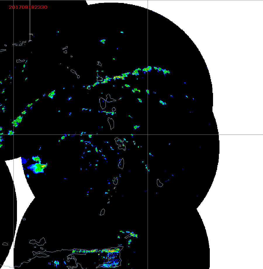 Barbados Weather E. Caribbean Radar Mosaic Animation for Harvey (2017)