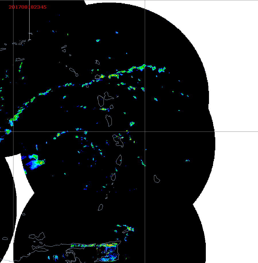 Barbados Weather E. Caribbean Radar Mosaic Animation for Harvey (2017)