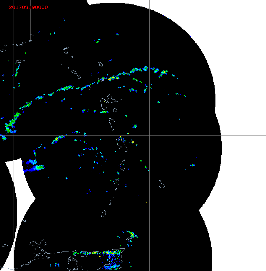 Barbados Weather E. Caribbean Radar Mosaic Animation for Harvey (2017)