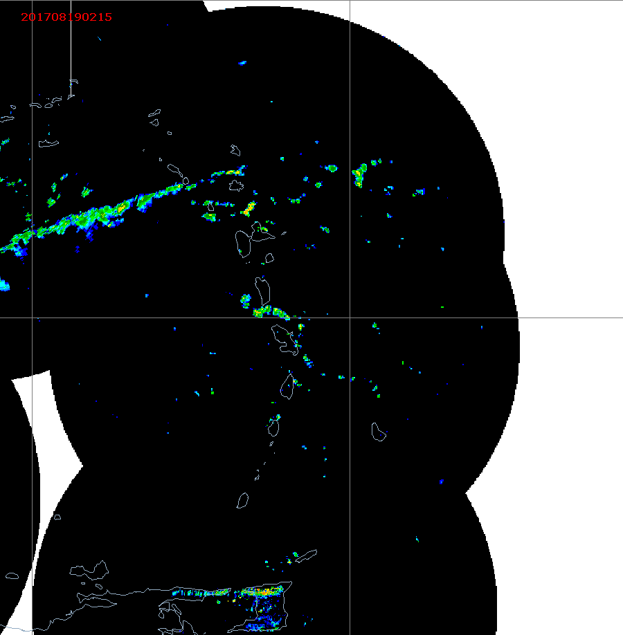 Barbados Weather E. Caribbean Radar Mosaic Animation for Harvey (2017)
