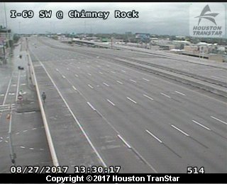 IH-69 Southwest at Chimney Rock (Harvey 2017)