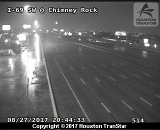 IH-45 Gulf at West Dallas (Harvey 2017)