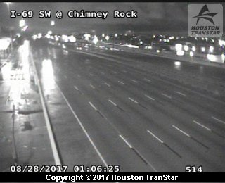 IH-45 Gulf at West Dallas (Harvey 2017)