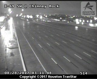 IH-45 Gulf at West Dallas (Harvey 2017)