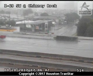IH-45 Gulf at West Dallas (Harvey 2017)