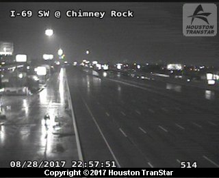 IH-45 Gulf at West Dallas (Harvey 2017)