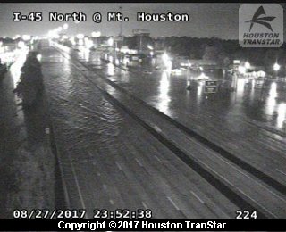 IH-45 North at Mt. Houston (Harvey 2017)