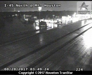IH-45 North at Mt. Houston (Harvey 2017)