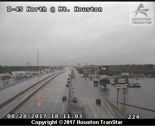 IH-45 North at Mt. Houston (Harvey 2017)