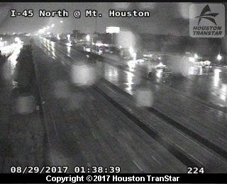 IH-45 North at Mt. Houston (Harvey 2017)