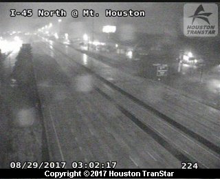 IH-45 North at Mt. Houston (Harvey 2017)