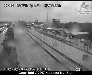 IH-45 North at Mt. Houston (Harvey 2017)