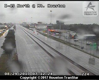 IH-45 North at Mt. Houston (Harvey 2017)