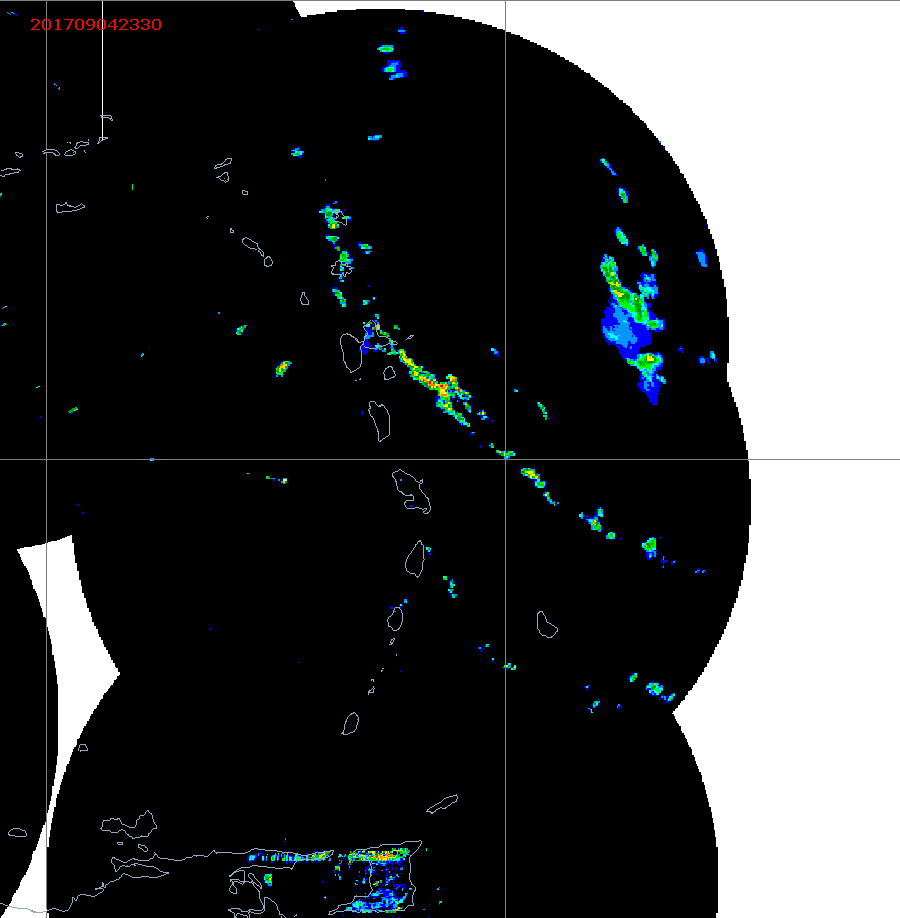 Barbados Weather E. Caribbean Radar Mosaic Animation for Irma (2017)