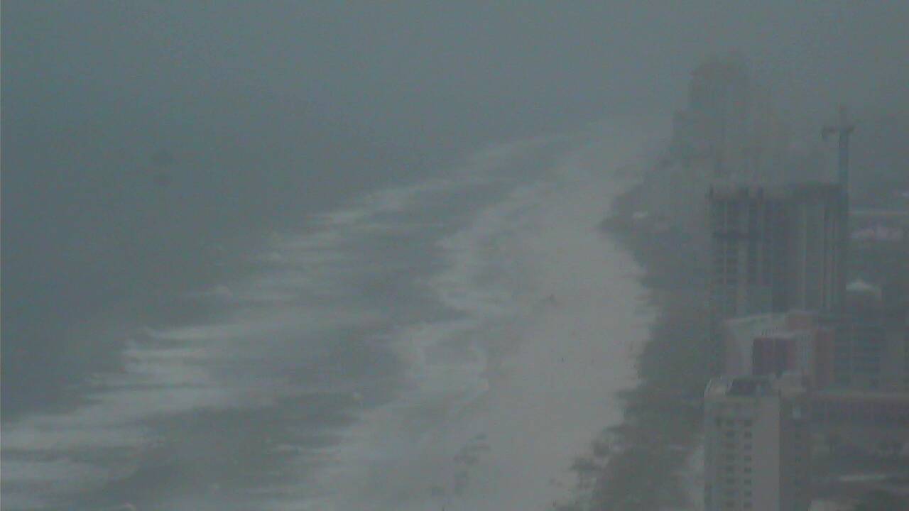 Turquoise Place Orange Beach Cam Recording of Nate (2017) Approach