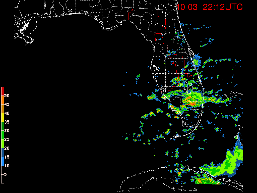 Florida Radar Recording From SFWMD for 99L (Sept 2017) Florida Approach