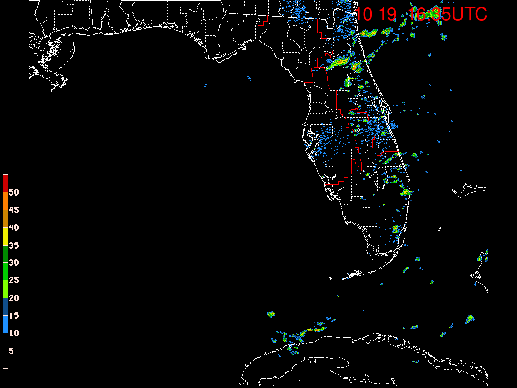 Florida/NE Gulf Radar Recording From SFWMD for Nate (2017) N. Gulf Approach