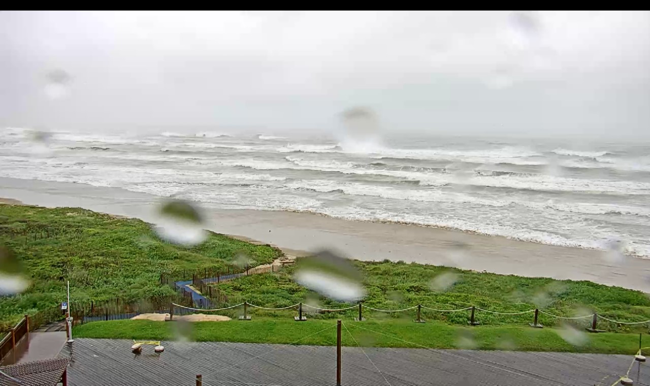 South Padre North Beach Webcam Harvey (2017)