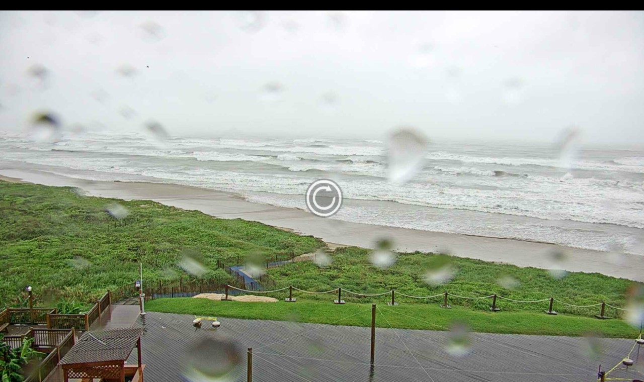 South Padre North Beach Webcam Harvey (2017)