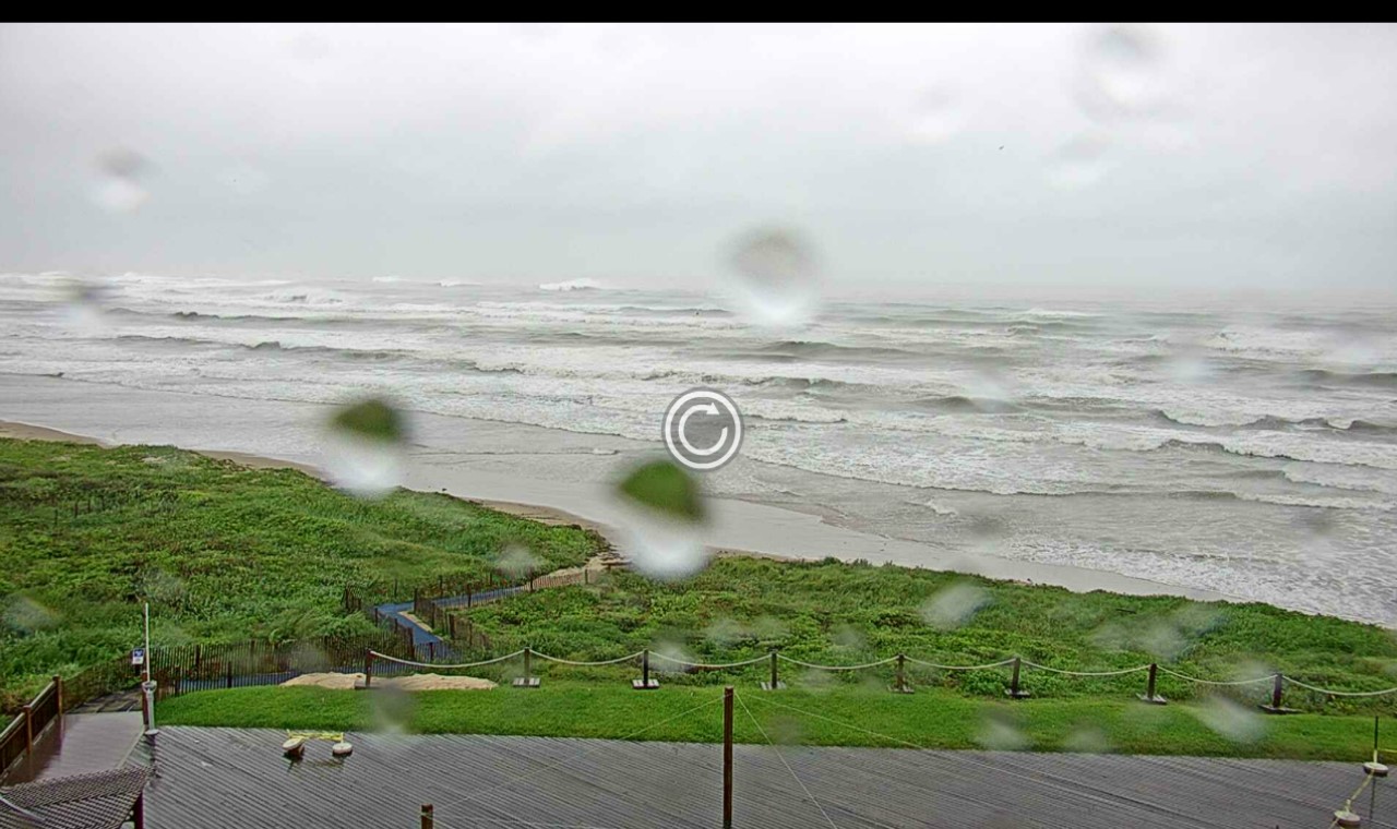 South Padre North Beach Webcam Harvey (2017)