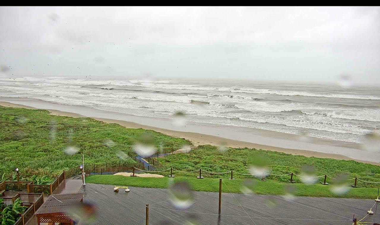 South Padre North Beach Webcam Harvey (2017)