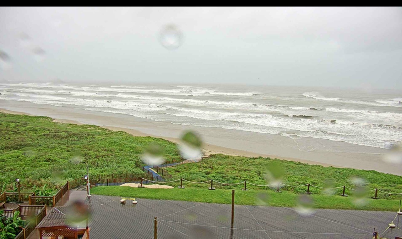 South Padre North Beach Webcam Harvey (2017)