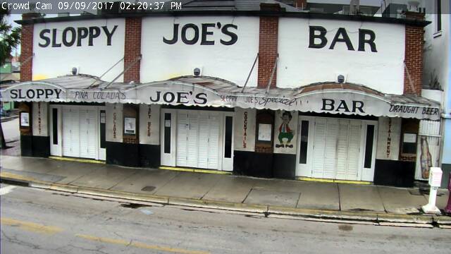 Sloppy Joes Cam 2 Key West approach of Irma (2017)