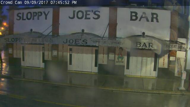 Sloppy Joes Cam 2 Key West approach of Irma (2017)