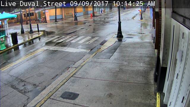 Sloppy Joes Cam Duval Street Cam Key West approach of Irma (2017)