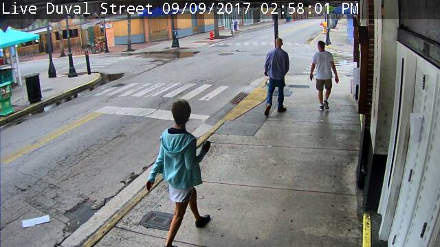 Sloppy Joes Cam Duval Street Cam Key West approach of Irma (2017)