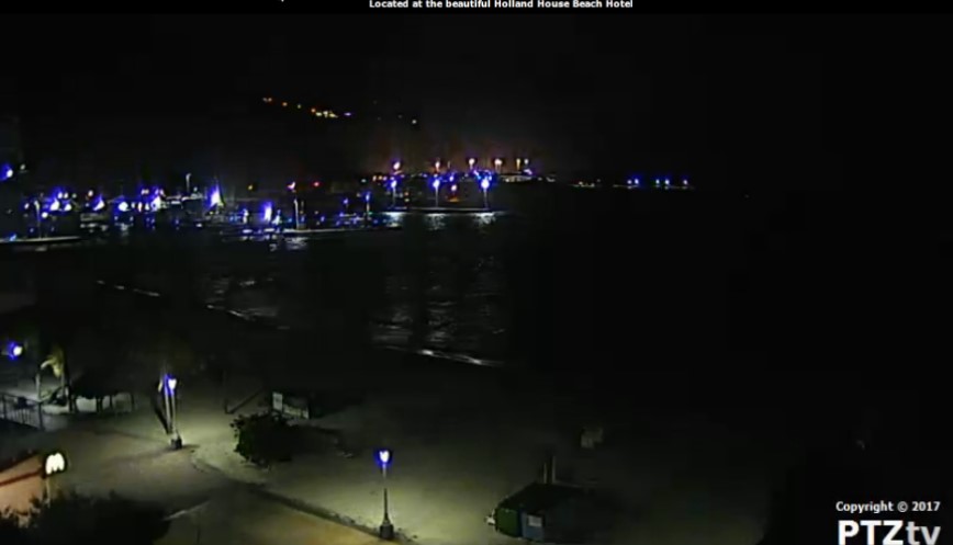 Port Saint Maarten Web Cam Irma  (2017) Approach