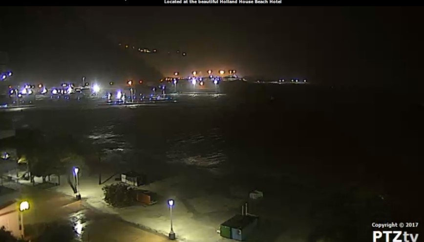 Port Saint Maarten Web Cam Irma  (2017) Approach