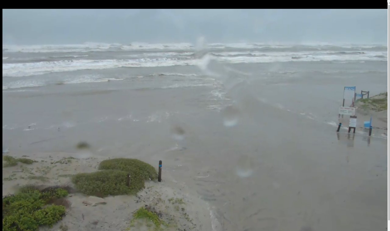 Corpus Whitecap Beach Webcam Harvey (2017)