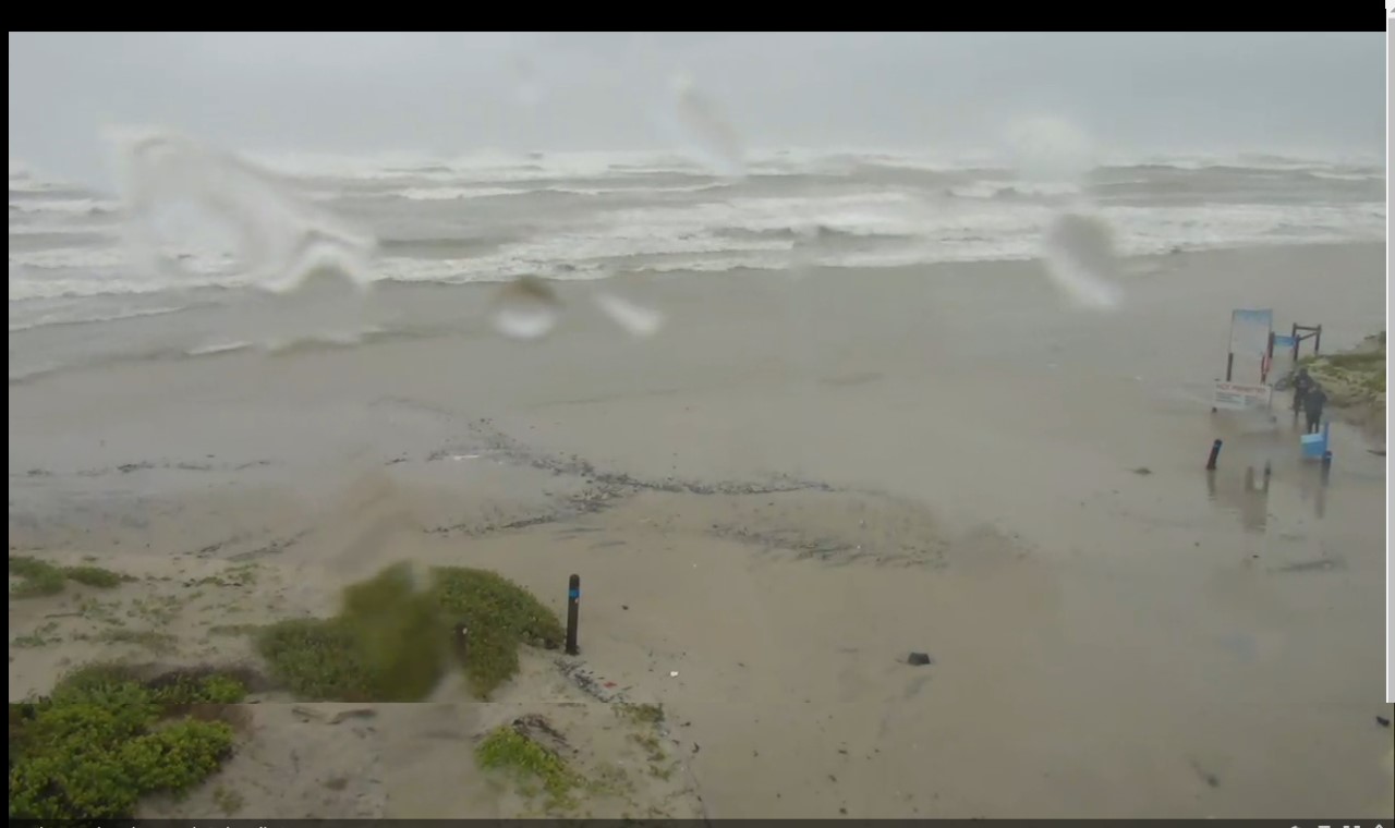 Corpus Whitecap Beach Webcam Harvey (2017)