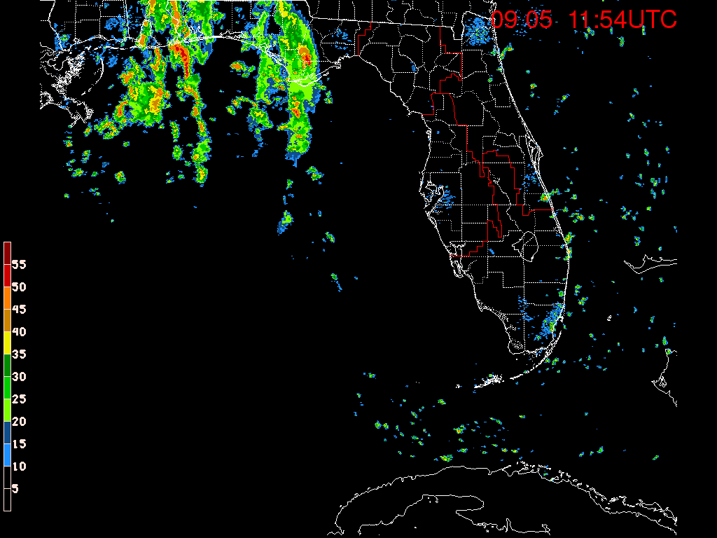 Florida Radar Recording From SFWMD for Gordon (2018) Approach