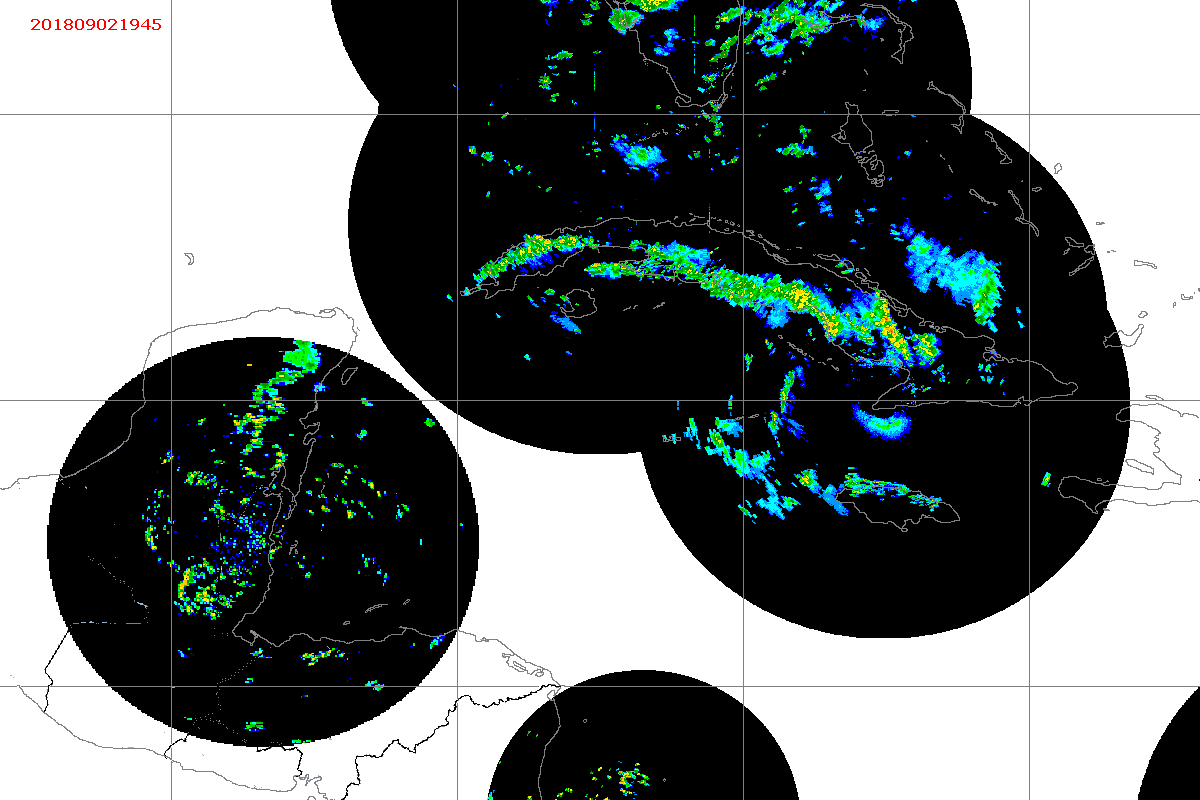 Barbados Weather NW Caribbean Radar Mosaic Animation for Gordon (2018)