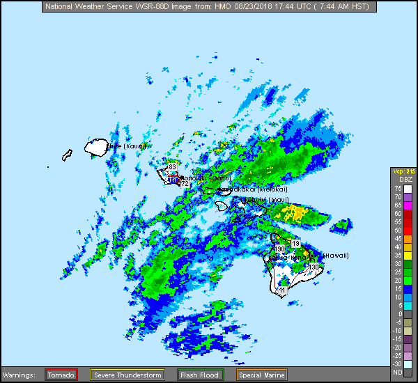 Molokai, HI  Long Range Radar Recording of Lane (2018) Approach