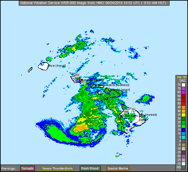 Molokai, HI  Long Range Radar Recording of Lane (2018) Approach