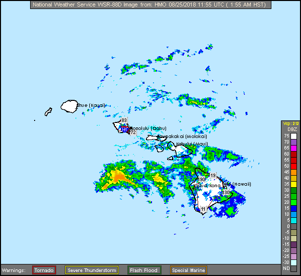 Molokai, HI  Long Range Radar Recording of Lane (2018) Approach
