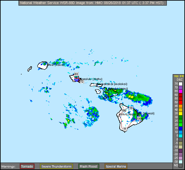 Molokai, HI  Long Range Radar Recording of Lane (2018) Approach