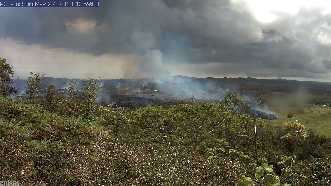 Part 2 Panorama of Lower East Rift Zone Camera from Lower East Rift Zone May 27th - June 4 (2018)