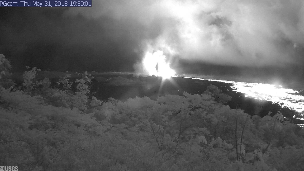 Part 2 Panorama of Lower East Rift Zone Camera from Lower East Rift Zone May 27th - June 4 (2018)