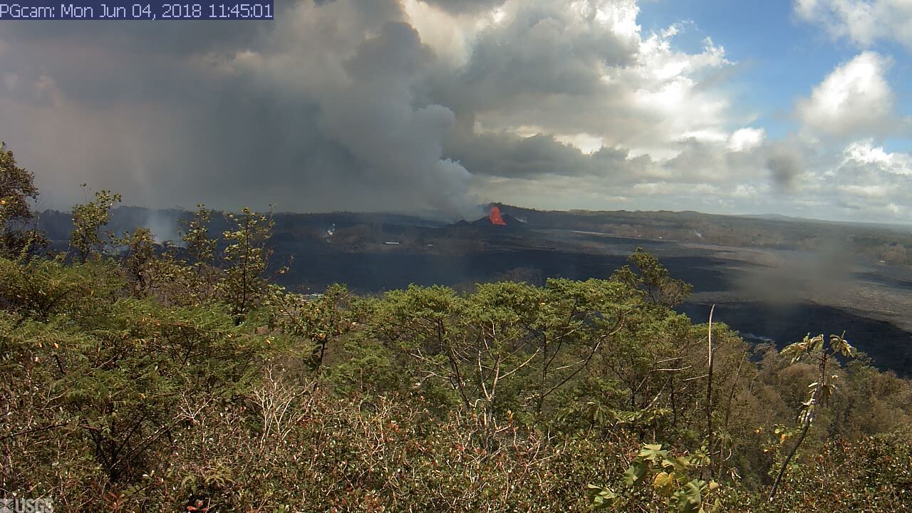 Part 2 Panorama of Lower East Rift Zone Camera from Lower East Rift Zone May 27th - June 4 (2018)