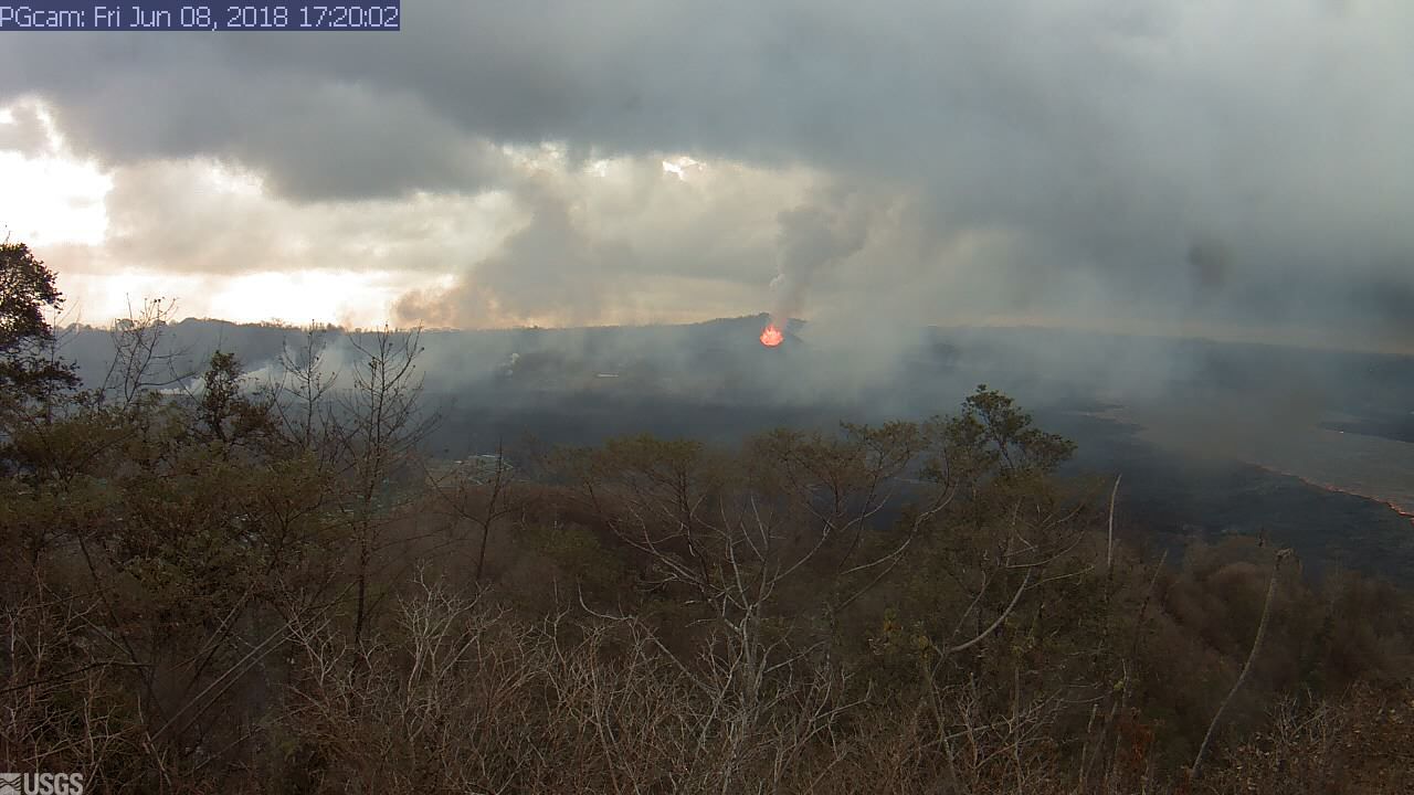Part 3 Panorama of Lower East Rift Zone Camera from Lower East Rift Zone June 4th-11th  (2018)