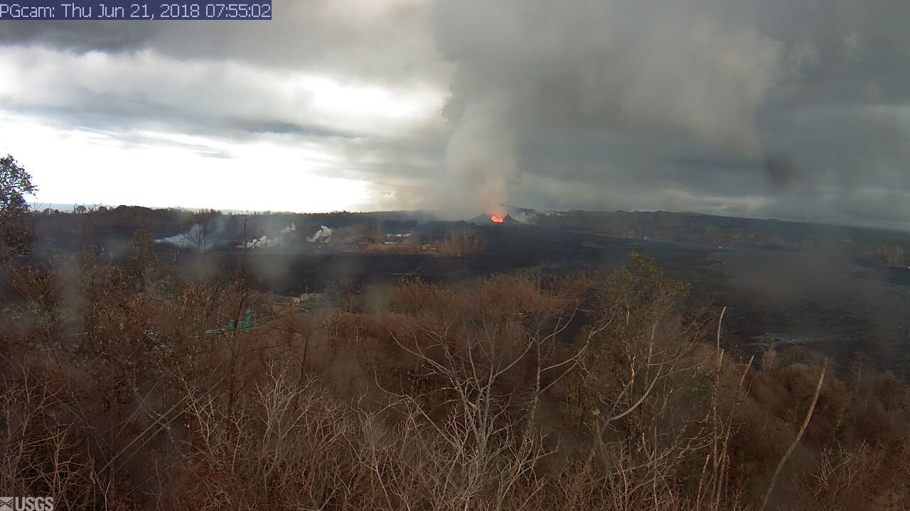 Part 4 Panorama of Lower East Rift Zone Camera from Lower East Rift Zone June 11th-24tn  (2018)