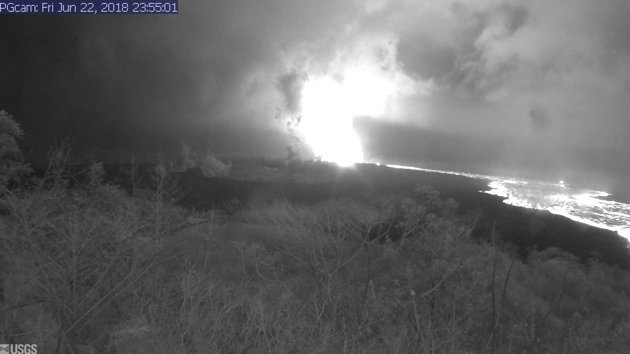 Part 4 Panorama of Lower East Rift Zone Camera from Lower East Rift Zone June 11th-24tn  (2018)