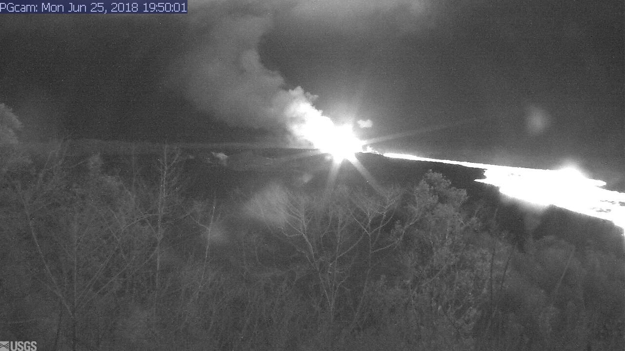 Part 5 Panorama of Lower East Rift Zone Camera from Lower East Rift Zone June 24th-July 18th  (2018)