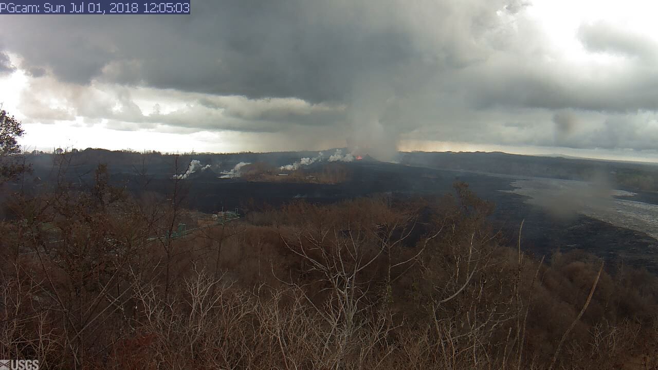 Part 5 Panorama of Lower East Rift Zone Camera from Lower East Rift Zone June 24th-July 18th  (2018)