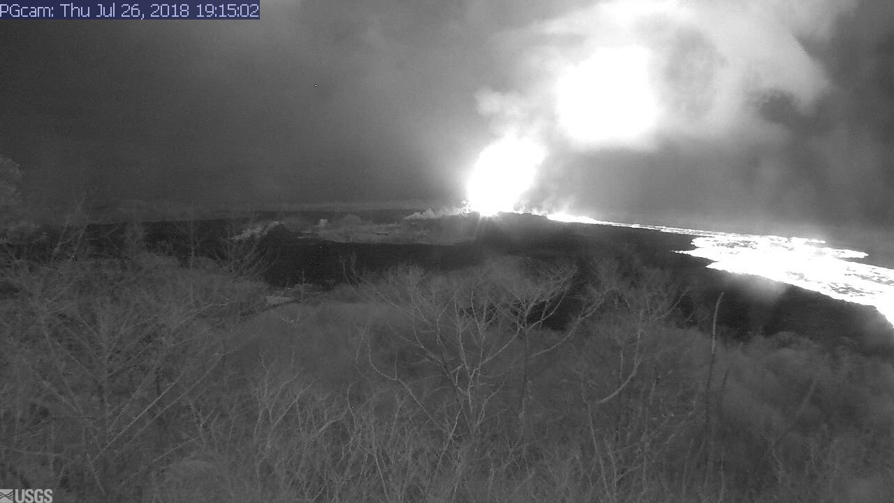 Part 6 Panorama of Lower East Rift Zone Camera from Lower East Rift Zone July 18th On  (2018)